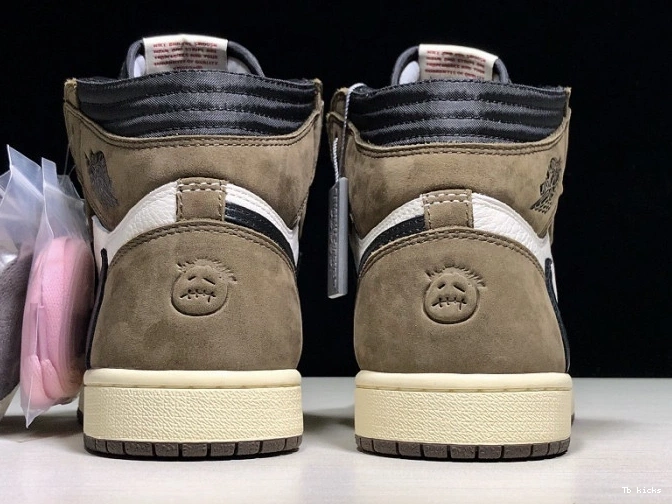 Rep TBK x 1 OG Jordan Scott Travis - Retro Air High 'Mocha' 100 CD4487 0702